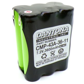 Dantona CMP-43A-36-11 NiMH Battery 7.2V 3600mAh