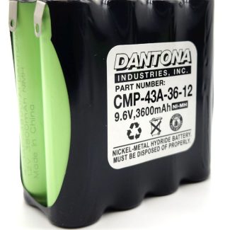 Dantona CMP-43A-36-12 NiMH Battery 9.6V 3600mAh