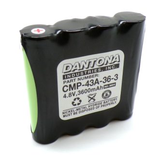Dantona CMP-43A-36-3 NiMH Battery 4.8V 3600mAh