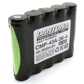 Dantona CMP-43A-36-4 NiMH Battery 6V 3600mAh