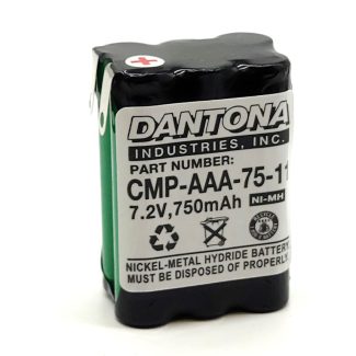 Dantona CMP-AAA-75-11 NiMH Battery 7.2V 750mAh
