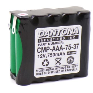Dantona CMP-AAA-75-37 NiMH Battery 12V 750mAh