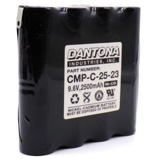 Dantona CMP-C-25-23 Nicad Battery 9.6V 2500mAh