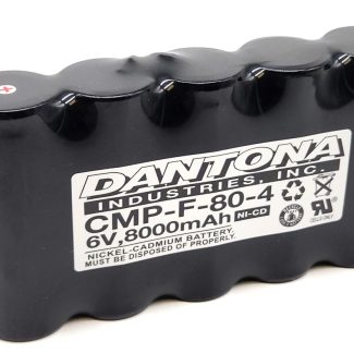Dantona CMP-F-80-4 Nicad Battery 6V 8000mAh