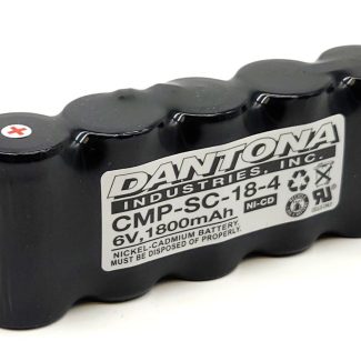 Dantona CMP-SC-18-4 Nicad Battery 6V 1800mAh