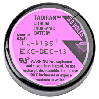 Tadiran TL-5135/P Lithium Battery 3.6V 1700mAh with Axial Pins