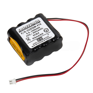 OSI Batteries ELB-B008 Nicad Battery 9.6V 1000mAh