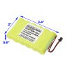 Interlogix ZW-BAT21A NiMH Battery 7.2V 2300mAh
