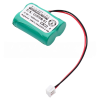 JTech 232020 NiMH Battery 2.4V 400mAh