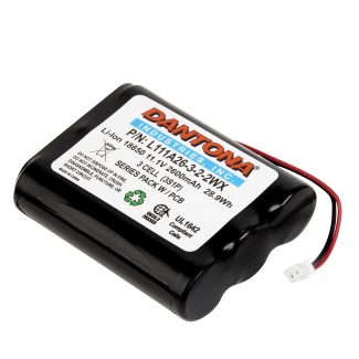 Dantona L111A26-3-2-2WX Lithium Ion Battery 11.1V 2600mAh