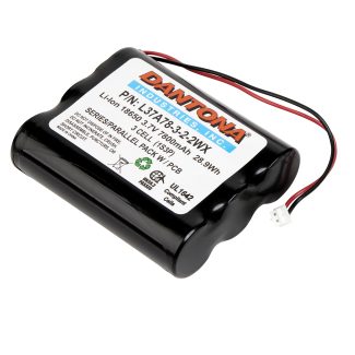 Dantona L37A78-3-2-2WX Lithium Ion Battery 3.7V 7800mAh
