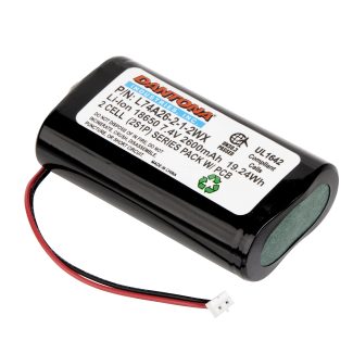 Dantona L74A26-2-1-2WX Lithium Ion Battery 7.4V 2600mAh