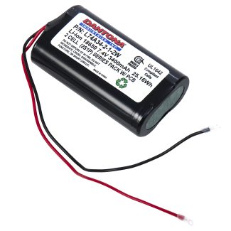 Dantona L74A34-2-1-2W Lithium Ion Battery 7.4V 3400mAh