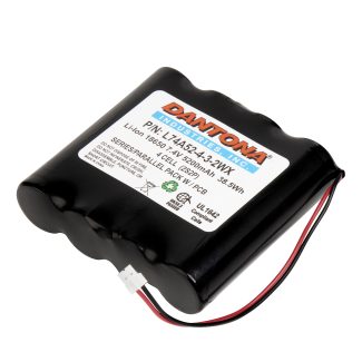 Dantona L74A52-4-3-2WX Lithium Ion Battery 7.4V 5200mAh