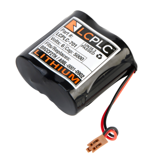 LCPLC-701 Lithium Battery 6V 5000mAh (Replacement for GE Fanuc BR-CCF2TH)