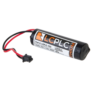 LCPLC-703 Lithium Battery 3.6V 2600mAh (Replacement for Mitsubishi MR-J3BAT)