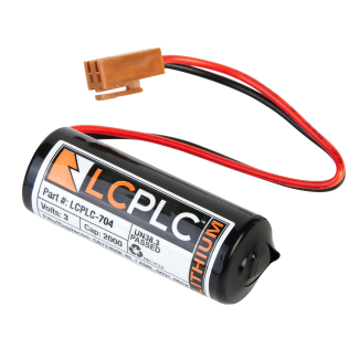 LCPLC-704 Lithium Battery 3V 2400mAh (Replacement for GE Fanuc A98L-0031-0012)