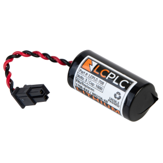 LCPLC-708 Lithium Battery 3V 1200mAh (Replacement for Allen Bradley BR2/3A-AB)
