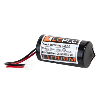 LCPLC-711 Lithium Battery 3V 1800mAh (Replacement for Modicon CR17335SE-WR)