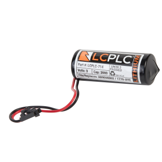 LCPLC-714 Lithium Battery 3V 1800mAh (Replacement for Allen Bradley 9556902)