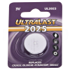 Ultralast CR2025 3 Volt Lithium Coin Cell Battery