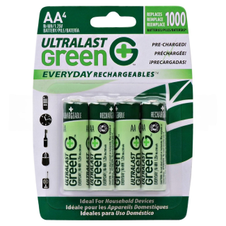 Ultralast HR-3U NiMH AA Battery 1.2V 2100mAh (Bag of 4)