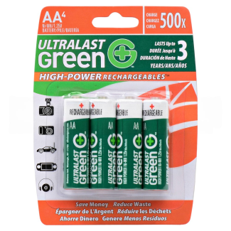 Ultralast HHR-210AA NiMH Battery 1.2V 2400mAh (Bag of 4)