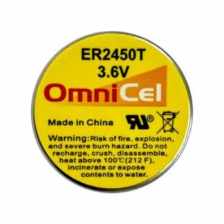 OmniCel ER2450T Lithium Battery 3.6V 550mAh with Solder Tabs