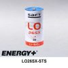 SAFT LO26SX-STS Lithium Battery 2.8V 7750mAh with Positive and Negative Solder Tabs