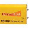 OmniCel EF651625 3.6V 750mAh Prismatic Lithium Battery BL-7PN