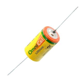 OmniCel ER14250HD/P Lithium Battery 3.6V 800mAh with Axial Pins