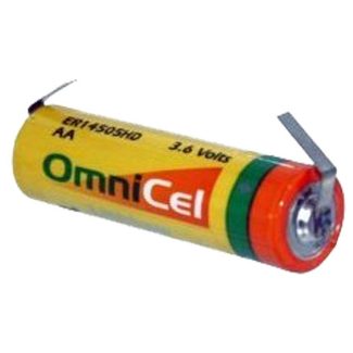 OmniCel ER14505HD/T Lithium Battery 3.6V 2200mAh with Solder Tabs