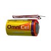 OmniCel ER26500/W Lithium Battery 3.6V 2800mAh with Wire Leads