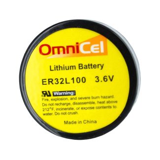 OmniCel ER32L100 Lithium Battery 3.6V 1700mAh with Nickel Pins
