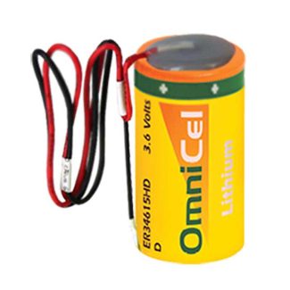 OmniCel ER34615/W Lithium Battery 3.6V 13000mAh with Wire Leads