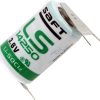 SAFT LS14250_TAB Lithium Battery 3.6V 1200mAh with Solder Tabs
