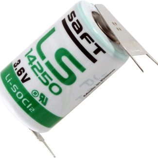 SAFT LS14250_TAB Lithium Battery 3.6V 1200mAh with Solder Tabs