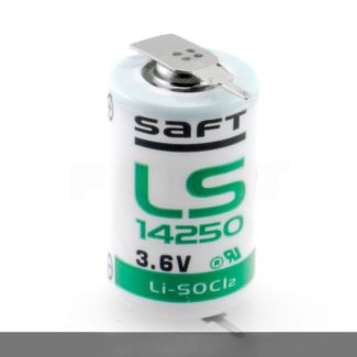 SAFT LS14250-2PF Lithium Battery 3.6V 1200 mAh