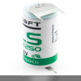 SAFT LS14250-3PFRP Lithium Battery 3.6V 1200 mAh