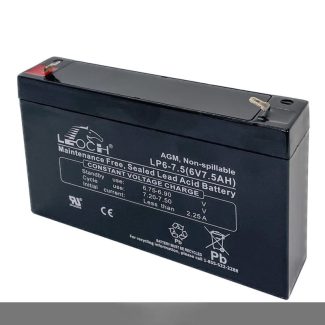 Leoch LP6-7.5 Lead Acid Battery 6V 7500 mAh