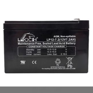 Leoch LP12-7.2T2 Lead Acid Battery 12V 7200 mAh
