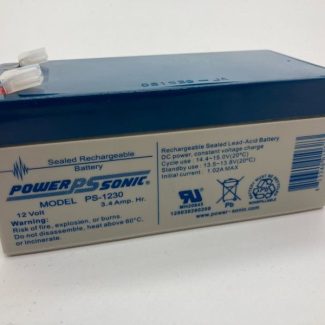 PowerSonic PS-1230 Lead Acid Battery 12V 3400 mAh
