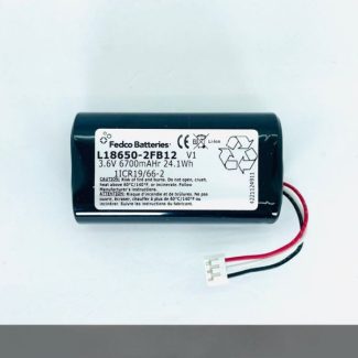 Fedco Batteries L18650-2FB12 Lithium Ion Battery 3.6V 6700 mAh