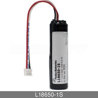 Fedco Batteries L18650-1S Lithium Ion Battery 3.7V 2600 mAh